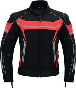 Blouson de moto de course, vêtement de sport grande taille, respirant, ignifuge, % polyester, armure de protection - Product Image 1