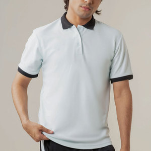 <b>Men's</b> <b>Casual</b> Plus Size Premium Streetwear for <b>Shirt</b> | Ice <b>White</b> Fabric Contrast Black Collar Cuffs Breathable Urban Lifestyle - Product Image 3