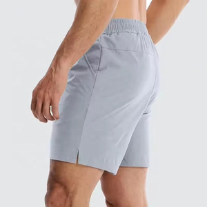 Pantalones Cortos Deportivos 2 en 1 para Hombre, Ligeros, Casuales, de Tela Oxford 100% Algodón, Cintura Elástica, Transpirables, de Secado Rápido, Ecológicos - Product Image 6