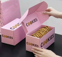 Boîte à gâteau pliable personnalisée avec logo Enten, boîte d'emballage pour gâteau de la Saint-Valentin, boîte d'emballage pour cupcakes en verre