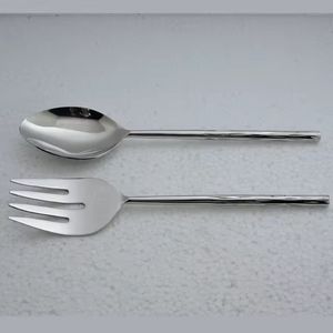 Ensemble de couverts en acier inoxydable de haute qualité en laiton de qualité supérieure jetable pour le mariage à l'hôtel et le service de table - Product Image 3