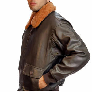 Nouvelle arrivée de vestes en cuir pour hommes imperméables à l'eau vestes pour hommes durables fabrication de matériaux souples veste antibactérienne pour homme - Product Image 3