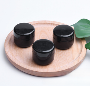 Pot cosmétique rectangulaire vide en plastique PP transparent personnalisable de 50 ml et 100 ml avec couvercle à vis noir et joint, sérigraphié, vente en gros - Product Image 6