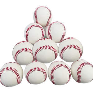 Dernier style de balles de softball/de baseball en PVC professionnelles Remplissage en liège fait à la main Taille de couleur personnalisée Service OEM Meilleur prix d'usine - Product Image 4