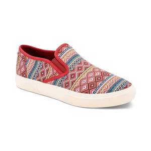 Sneakers Slip-On da Uomo Sun + Stone con Stampa Geo, Traspiranti e Leggere, Suola in Gomma EVA, per Estate e Primavera, Taglia 10.5M, Rosso - Product Image 1