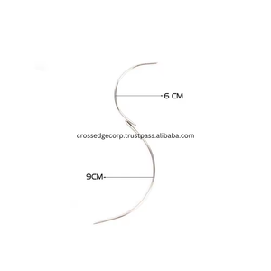 Agujas de Coser al por Mayor para la Confección de Pelucas de Cabello Humano, Agujas Curvas en Forma de C para Tejer, Agujas de Coser, Kit de Extensión de Cabello para Salón - Product Image 3