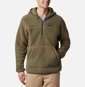 High Quality <b>Men's</b> %100 Polyester Fleece <b>Jacket</b> with Custom Logo and <b>Half</b> Quarter <b>Zip</b> Pullover <b>Jacket</b> Thick and Warm Design - Product Image 1