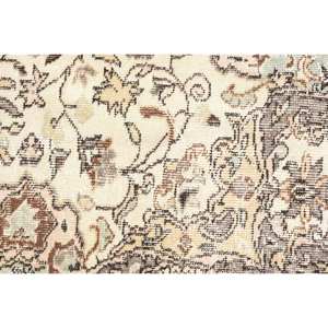 Alfombra tradicional de lana Beige de 6,6X9,7 pies, alfombra turca hecha a mano, respaldo de látex para entrada, sala de estar, pasillo, Patchwork Rectangular - Product Image 5