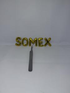 Pinzas de extensión de pestañas para extensión de pestañas con logotipo personalizado pinzas de pestañas estilo agarre de diamante - Product Image 3