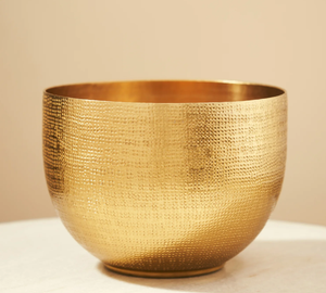 Cuenco de diseño de martillo de latón antiguo para hotel, evento, boda, fiesta, restaurante - Product Image 2