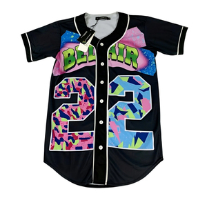 Proveedor Mayorista de Ropa Deportiva, Conjuntos Transpirables Estampados, Camisetas de Béisbol Sublimadas Personalizadas de Alta Calidad, Tallas Grandes - Product Image 1