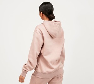 Sudadera con Capucha de Manga Larga de Algodón Tejido para Mujer, Invierno, Logotipo Personalizado, Sudadera Corta con Dobladillo sin Rematar - Product Image 2