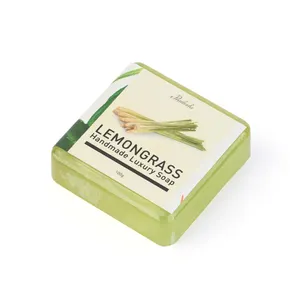 奢华柠檬草香皂100克天然香皂深层清洁皮肤精致香味批发泰国