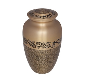 Nouveau Modish décoratif fabriqué à la main adulte crémation urne cendres humaines urnes en aluminium à la main au prix de gros - Product Image 1