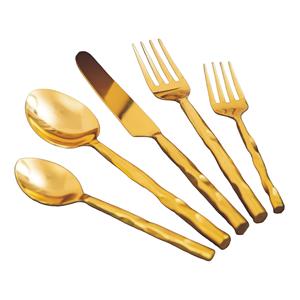 Handmade High Quality Spoon Fork Knife Cutlery <b>Flatware</b> <b>Set</b> for Restaurant Hotel Wedding & Gifting Purpose - Product Image 1