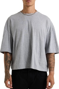 เสื้อยืดแฟชั่นใหม่ 2025 ผ้าคอตตอนหนา 100% แบบสั่งทำพิเศษ ทรงโอเวอร์ไซส์ แขนสั้น ระบายอากาศได้ดี เป็นมิตรกับสิ่งแวดล้อม สำหรับผู้ชาย - Product Image 6