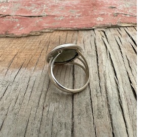 Élégante bague en argent Sterling 925 massif pour femmes faite à la main Style Vintage Labradorite bijoux en pierres précieuses symbole religieux chrétien - Product Image 5