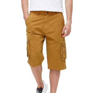 Short décontracté streetwear de haute qualité pour homme avec cordon de serrage à la taille et design léger à séchage rapide en pur coton - Product Image 3
