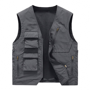Chaqueta de seguridad con 100% poliéster en tela a prueba de viento y transpirable Chaqueta de bombardero de seguridad de alta visibilidad Ropa de seguridad - Product Image 2