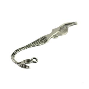 Marque-page en alliage d'argent, style antique vintage, marqueur de livre en métal, papeterie élégante, cadeau pour les amateurs de livres - Product Image 1