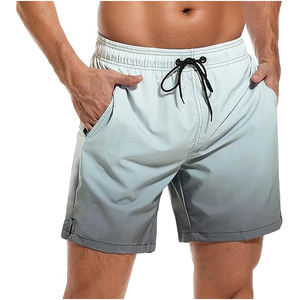 Pantalones cortos de playa para hombre con dos bolsillos laterales personalizados con 100% poliéster 240 GSM con pantalones cortos de playa para hombre de alta calidad y de primera calidad - Product Image 6