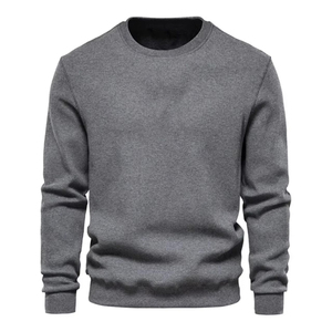 Haute qualité hommes sweat vêtements de sport vêtements de Fitness à manches longues tricots col rond pull pull décontracté sweat pour hommes - Product Image 1