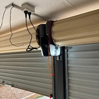 Moteur d'ouverture de porte de garage à enroulement moderne avec télécommande 24V DC 1 CV Garantie 5 ans Matériau ABS
