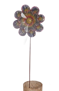 Nouveau design bâton de jardin en forme de feuille de fleur vente en gros piquet de jardin en métal élégant bâton de plante de fleur de fer qualité durable - Product Image 5