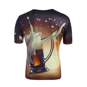 Camisetas de secado rápido 2025 personalizadas para hombre, cuello redondeado con protección UV, camiseta de pesca deportiva para hombre, sublimación de diseño personalizado - Product Image 3