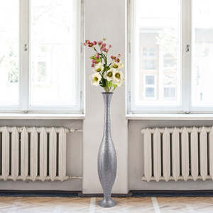 Florero de mesa de metal con diseño hecho a mano acabado perfecto para decoración del hogar, eventos y decoración de bodas - Product Image 6