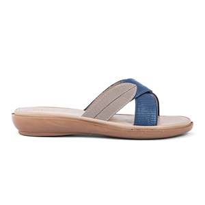 Sandales à talons bleues décontractées Softy CL5388 - Product Image 4