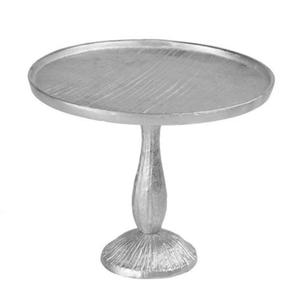 Support à gâteau en aluminium robuste avec pieds antidérapants et surface polie pour des présentations de desserts sûres et élégantes - Product Image 6