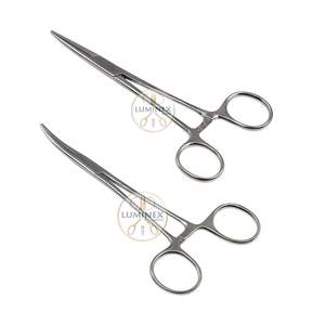 คีมล็อกเฮโมสแตทตรง + โค้งสำหรับทำเครื่องประดับ5.5สำหรับงานหนัก - Product Image 1