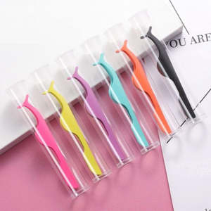 Aplicador de pestañas personalizado, pinzas para pestañas postizas, pinzas para pestañas a granel, Etiqueta Privada - Product Image 6