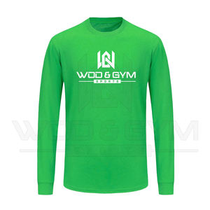 เสื้อออกกำลังกายรัดรูปสำหรับผู้ชายเสื้อยืดออกกำลังกายผ้าโพลีเอสเตอร์100% - Product Image 1