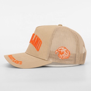 Custom High Quality 5 Panel Cotton Heat-Transfer Printed Logo Mesh <b>Snap</b> Back Baseball Cap Classic Plain Truck Sporty Common - Product Image 3