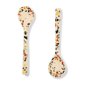 ชุดเครื่องมือทำสลัดทำด้วยมือส้อมเรซินอีพ็อกซี่เป็นมิตรกับสิ่งแวดล้อมเครื่องล้างจานปลอดภัยใช้ในครัวเรือนราคาขายส่ง - Product Image 3