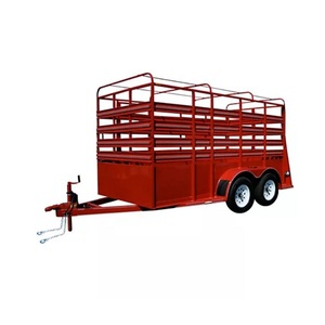 Cheap Livestock <b>Farm</b> <b>Trailer</b> for Sale Heavy Duty Animal Transport Equipment for <b>Farms</b> and Agricultural Use - Product Image 1