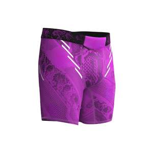 OEM ODM <b>Grappling</b> Lightweight Stretch Breathable High Slit MMA Shorts Sublimation Training Compression Sportswear - Product Image 2