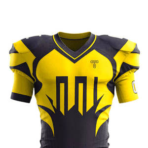 ชุดกีฬาฟุตบอลอเมริกันคอปกคอวี - Product Image 4