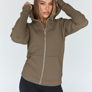 Sudadera con capucha de lana suave para mujer de alta calidad, sudadera informal multicolor con logotipo frontal para ropa de calle de invierno y niñas - Product Image 4