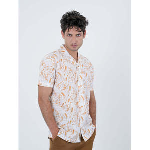 Chemise décontractée pour homme MISAKO à imprimé floral, 100% coton popeline, coupe ajustée, respirante, tailles XL à 6XL - Product Image 2