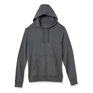 Fabricantes de sudaderas con capucha de gran tamaño con logotipo personalizado, venta al por mayor, Sudadera con capucha recortada gruesa de algodón a granel, Sudadera con capucha de peso pesado, ropa de calle - Product Image 1