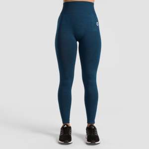 Leggings tricotés sans couture Power Flex couleur bleue - Product Image 2