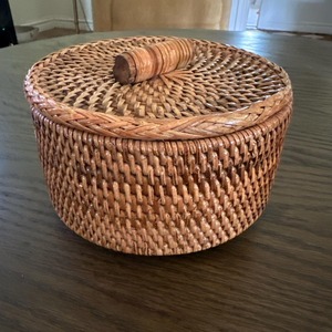 Paniers de rangement ronds en rotin naturel faits à la main, écologiques, modernes, multifonctionnels, Artex Green Earth, fabriqués au Vietnam - Product Image 4
