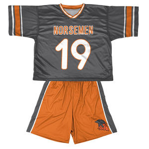 ชุดยูนิฟอร์มลาครอสผู้ชายแบบสั่งทำพิเศษ แบรนด์เนม ระบายอากาศได้ดี พิมพ์ลายแบบซับลิเมชั่น ผ้าโพลีเอสเตอร์ 100% น้ำหนัก 340 กรัม - Product Image 5