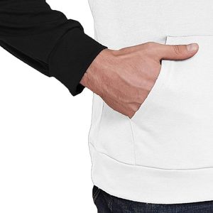 Taux d'usine OEM ODM hommes polaire à capuche pull décontracté avec poche avant Logo personnalisé hommes sweats à capuche chaud polaire cordon pull - Product Image 5