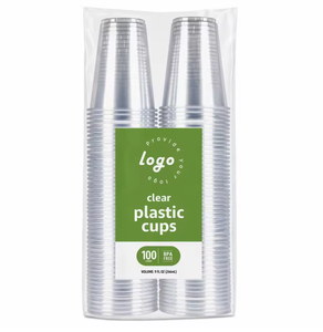 Vasos de Plástico Transparente Desechables Pequeños de Venta Rápida, 80 ml, Más de 100 Unidades, Libres de BPA, Aptos para Lavavajillas, Doble Pared, con Tapa a Presión, Sellados de Fábrica - Product Image 1