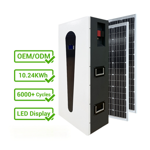 Armoire de batterie solaire murale LiFePO4 pour système de stockage d'énergie domestique 51.2V 48V 200Ah 10KWh - Product Image 2