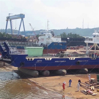 Airbag gonflable marin en caoutchouc ISO 14409 D1,5m L9m haute résistance pour le lancement de navires lourds et le déplacement et le sauvetage de navires